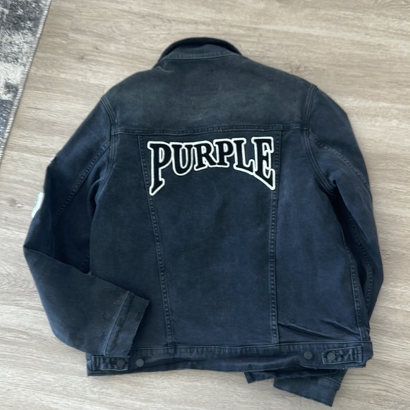 PURPLE BRAND LABEL size L denim jacket - Picture 4 of 4